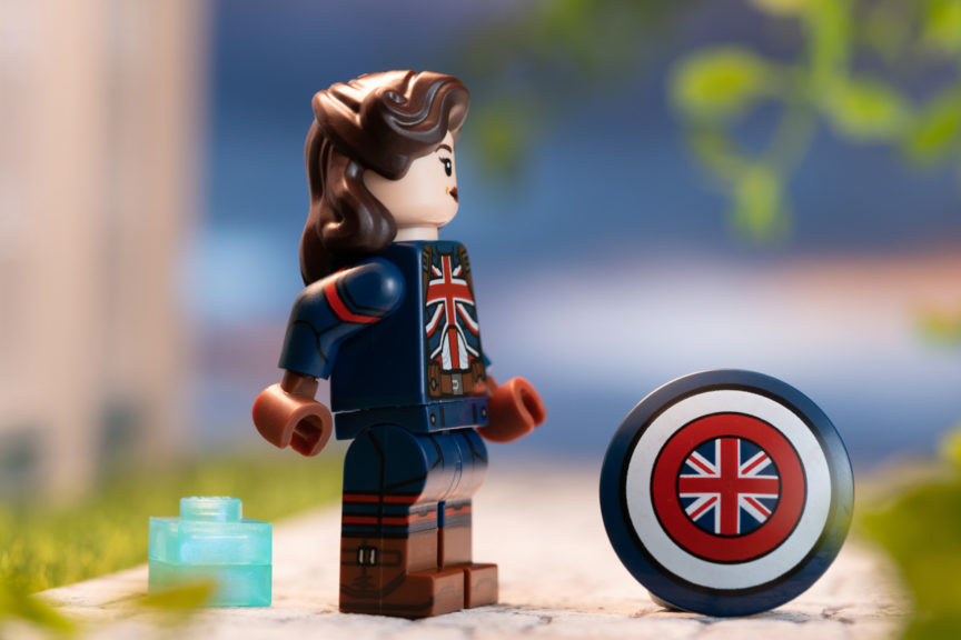 CAPTAIN AMERICA PEGGY CARTER Custom Printed & Inspired Lego Marvel Min –  United Brick Co.