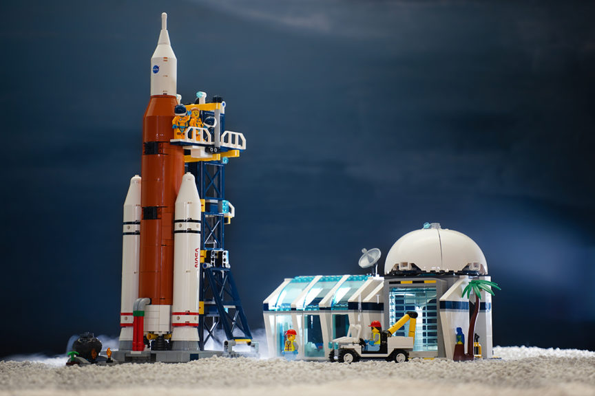 LEGO City Rocket Launch Center Building Toy Set 60351, NASA