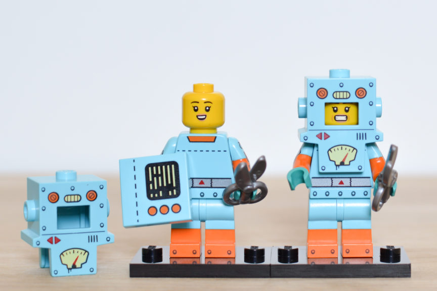 LEGO IDEAS - Buildable Clockwork Robot Minifigure