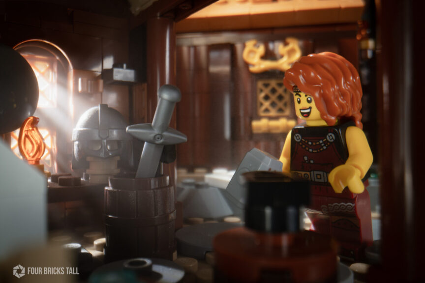 Viking ship and Village : r/lego